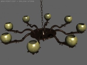 chandelier Modèle 3D