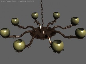 chandelier Modèle 3D