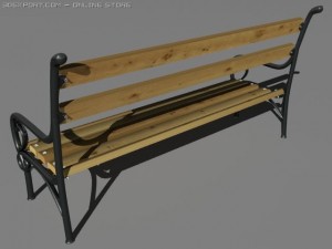 bench Modelo 3D