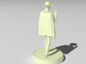 Four coffins Modèle 3D