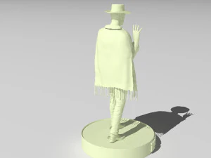 Four coffins 3D Model