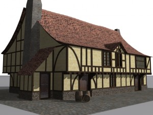 golden barrel inn 3D Model