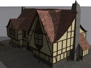 golden barrel inn 3D Model