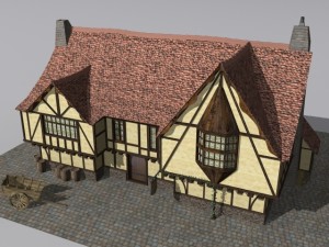 golden barrel inn 3D Model