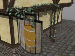 golden barrel inn 3D Model