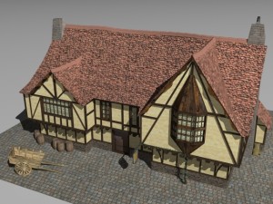 golden barrel inn 3D Model