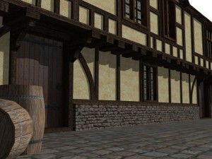 golden barrel inn 3D Model