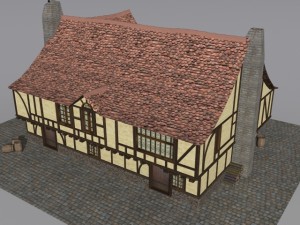 golden barrel inn 3D Model