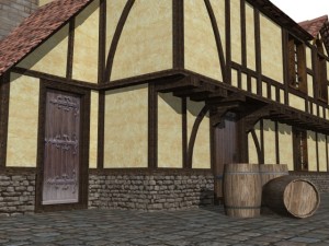 golden barrel inn 3D Model