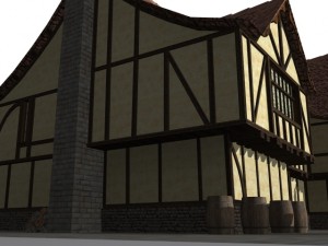 golden barrel inn 3D Model