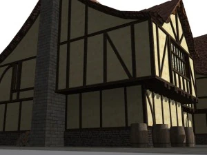 golden barrel inn 3D Model