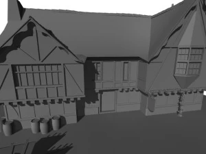 golden barrel inn 3D Model