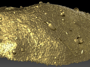 pile of gold 3D मॉडल