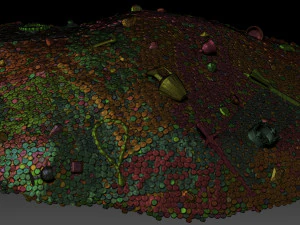 pile of gold 3D Model