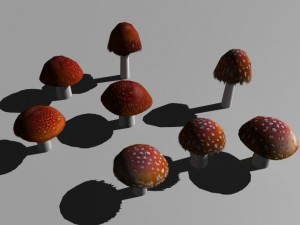 bushes and shrubs collection 3D Model