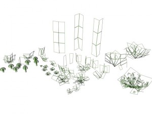 bushes and shrubs collection 3D Model