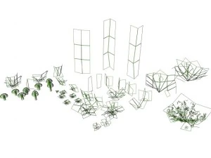 bushes and shrubs collection 3D Model