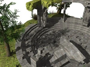 wethertop ruins 3D Model