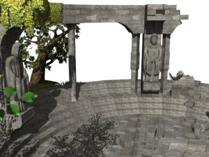 wethertop ruins 3D Model