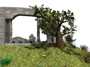 wethertop ruins 3D Model