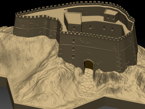 hexagonal map 3D Model