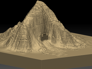 hexagonal map 3D Model