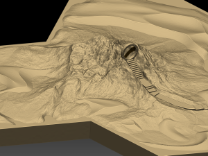 hexagonal map 3D Model
