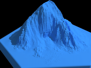 hexagonal map 3D Model