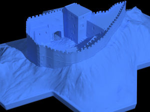 hexagonal map 3D Model