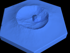 hexagonal map 3D Model