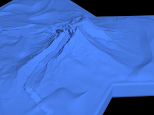hexagonal map 3D Model