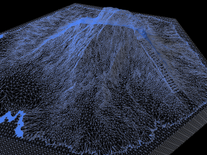 hexagonal map 3D Model