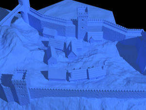 hexagonal map 3D Model