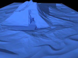 hexagonal map 3D Model