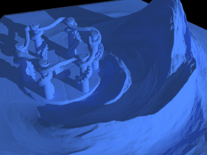 hexagonal map 3D Model