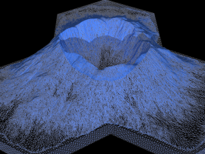 hexagonal map 3D Model