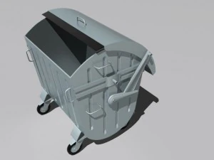 trash cans 3D Model