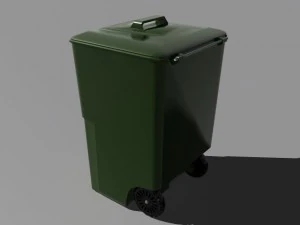 trash cans 3D Model