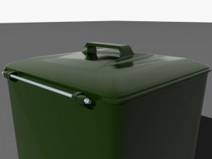 trash cans 3D Модель