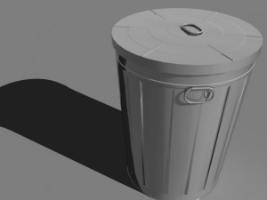 trash cans 3D Модель