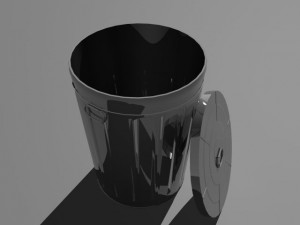 trash cans 3D Модель