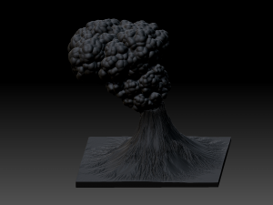 volcano 3D Model