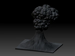 volcano 3D Model