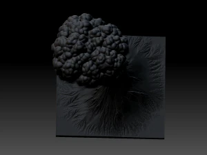 volcano 3D Model