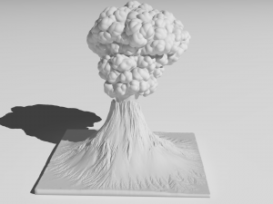 volcano 3D Model