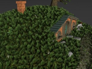 hobbit house Modello 3D