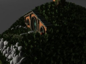 hobbit house Modello 3D