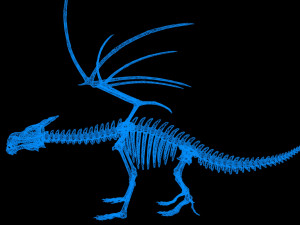 dragon skeleton 3D Model