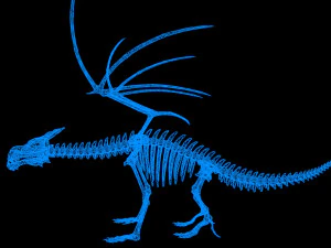 squelette de dragon Modèle 3D