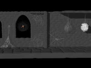 raccolta di ragnatele Modello 3D